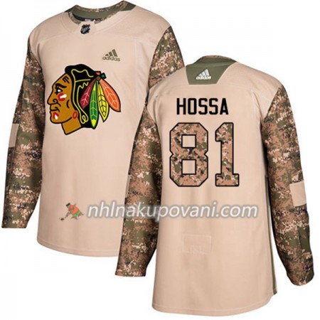 Chicago Blackhawks Dresy Marian Hossa 81 Adidas 2017-2018 Camo Veterans Day Practice Authentic - Pánské Chicago Blackhawks Dresy Marian Hossa 81 Adidas 2017-2018 Camo Veterans Day Practice Authentic - Pánské